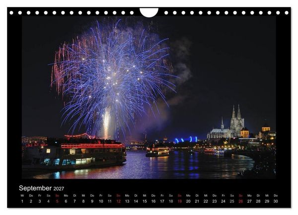 Produktbild: Feuerwerks - Impressionen (Wandkalender 2027 DIN A4 quer), CALVENDO Monatskalender
