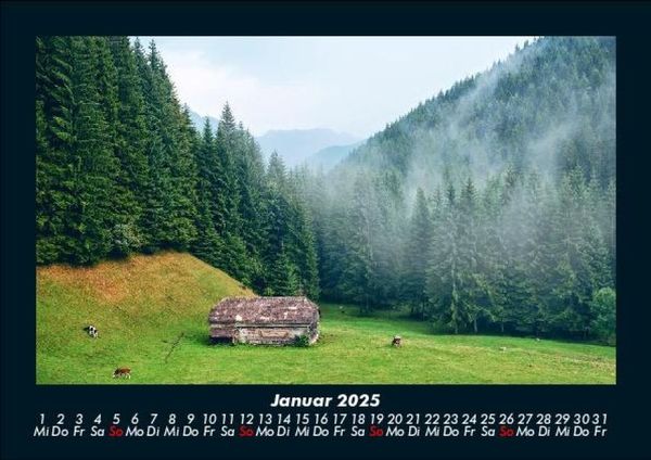Produktbild: Landschaftskalender 2025 Fotokalender DIN A5