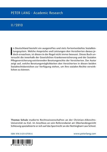 Produktbild: Recht auf Beratung in der Gesetzlichen Krankenversicherung und in der Sozialen Pflegeversicherung