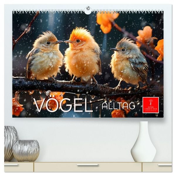 Produktbild: V&ouml;gel Alltag (hochwertiger Premium Wandkalender 2026 DIN A2 quer), Kunstdruck in Hochglanz