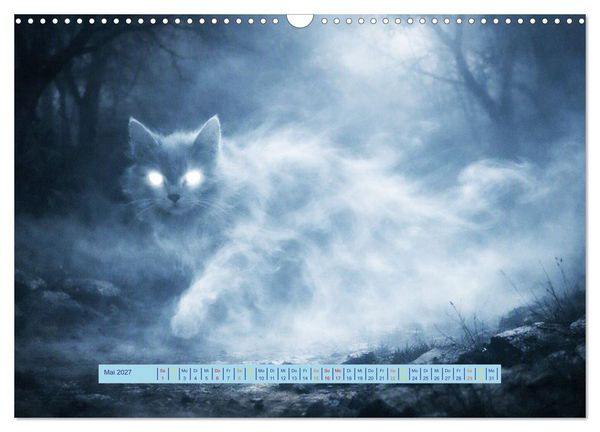 Produktbild: UNsichtbare Tiere - Eine poetische Sammlung aus Licht, Nebel und Fantasie (Wandkalender 2027 DIN A3 quer), CALVENDO Monatskalender