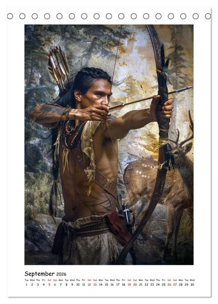 Produktbild: The Timeless Art of Archery (Desk Calendar 2026 DIN A5 portrait), CALVENDO 12 Month DeskCalendar