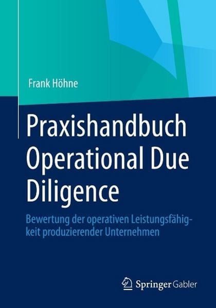Produktbild: Praxishandbuch Operational Due Diligence