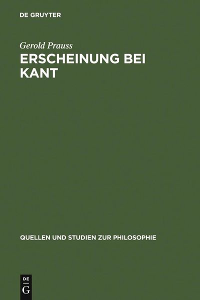 Produktbild: Erscheinung bei Kant