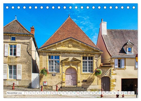 Produktbild: Charolles - Im Herzen des Burgund (Tischkalender 2026 DIN A5 quer), CALVENDO Monatskalender