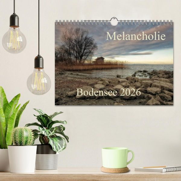 Produktbild: Melancholie-Bodensee 2026 (Wandkalender 2026 DIN A4 quer), CALVENDO Monatskalender