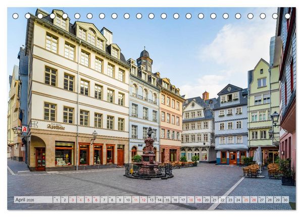 Produktbild: Frankfurt am Main Impressionen (Tischkalender 2026 DIN A5 quer), CALVENDO Monatskalender