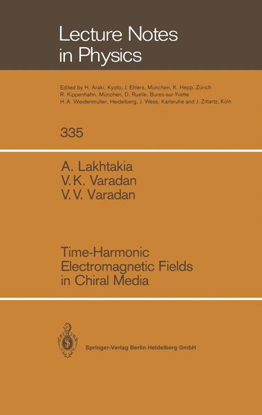 Produktbild: Time-Harmonic Electromagnetic Fields in Chiral Media