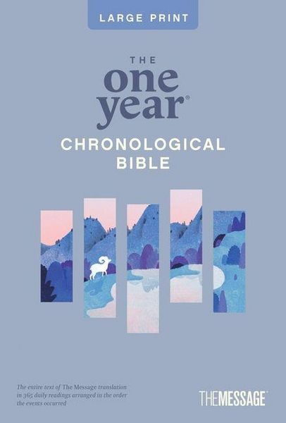 Produktbild: One Year Chronological Bible The Message, Large Print