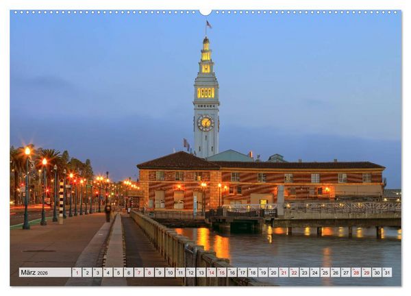 Produktbild: San Francisco - City on the Bay (hochwertiger Premium Wandkalender 2026 DIN A2 quer), Kunstdruck in Hochglanz
