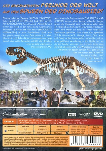 Produktbild: Fünf Freunde und das Tal der Dinosaurier