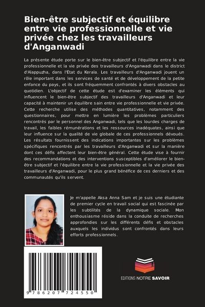 Produktbild: Bien-&ecirc;tre subjectif et &eacute;quilibre entre vie professionnelle et vie priv&eacute;e chez les travailleurs d'Anganwadi