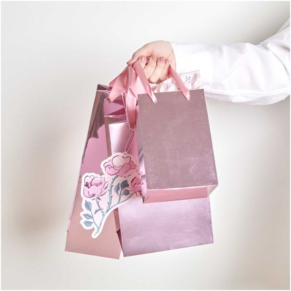 Produktbild: Flaschent&uuml;te Metallic Rosa, MIX