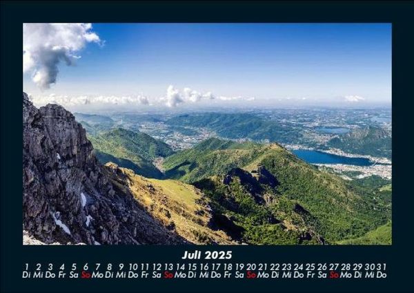 Produktbild: Landschaftskalender 2025 Fotokalender DIN A5