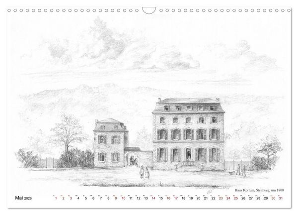 Produktbild: ZeitZeichnen - EinBlick in Stolbergs Geschichte (Wandkalender 2026 DIN A3 quer), CALVENDO Monatskalender