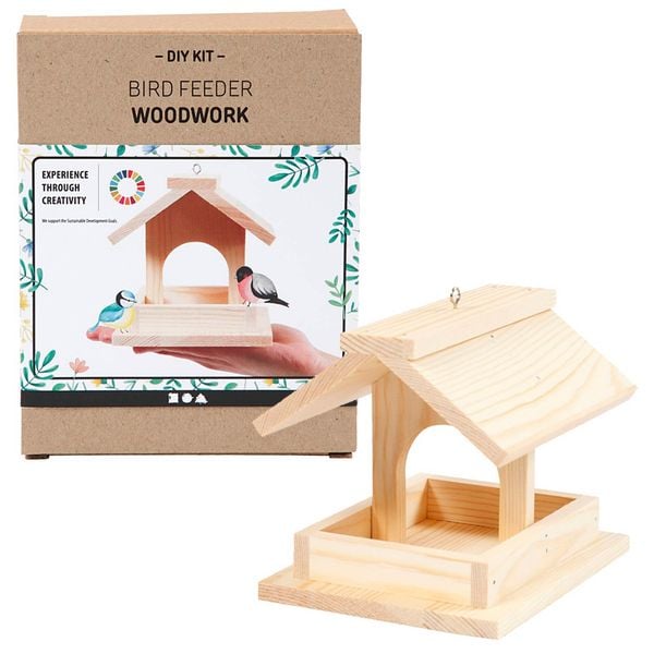 Creativ Company Vogelhaus, Bausatz DIY-Set aus Holz