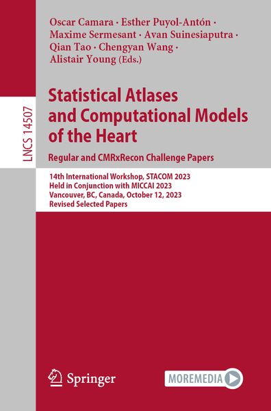 Produktbild: Statistical Atlases and Computational Models of the Heart. Regular and CMRxRecon Challenge Papers