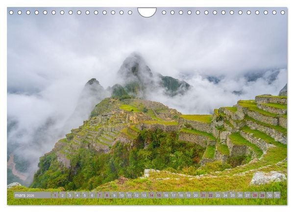 Produktbild: P&eacute;rou - Paradis dans les Andes (Calendrier mural 2026 DIN A4 vertical), CALVENDO calendrier mensuel