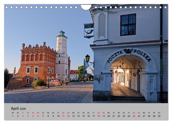 Produktbild: Polen - St&auml;dte, Landschaften, Schl&ouml;sser (Wandkalender 2026 DIN A4 quer), CALVENDO Monatskalender
