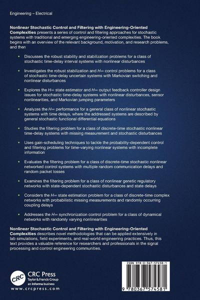 Produktbild: Nonlinear Stochastic Control and Filtering with Engineering-oriented Complexities
