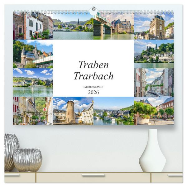 Produktbild: Traben Trarbach Impressionen (hochwertiger Premium Wandkalender 2026 DIN A2 quer), Kunstdruck in Hochglanz