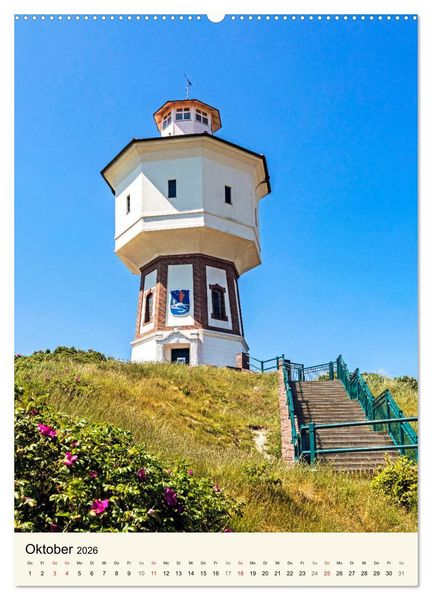 Produktbild: LANGEOOG Strandspaziergang (Wandkalender 2026 DIN A2 hoch), CALVENDO Monatskalender