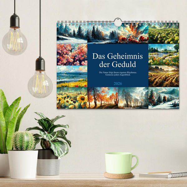 Produktbild: Das Geheimnis der Geduld (Wandkalender 2026 DIN A4 quer), CALVENDO Monatskalender