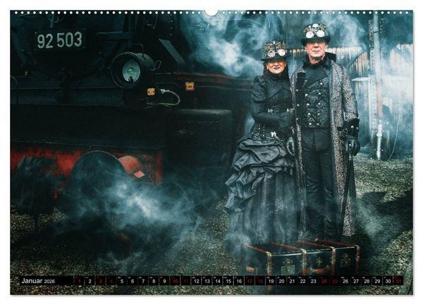 Produktbild: Steampunks (hochwertiger Premium Wandkalender 2026 DIN A2 quer), Kunstdruck in Hochglanz