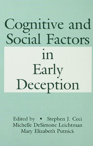 Produktbild: Cognitive and Social Factors in Early Deception