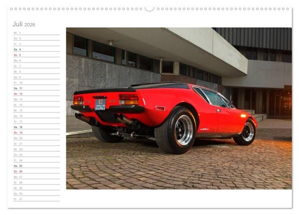 Produktbild: De Tomaso Pantera (hochwertiger Premium Wandkalender 2026 DIN A2 quer), Kunstdruck in Hochglanz