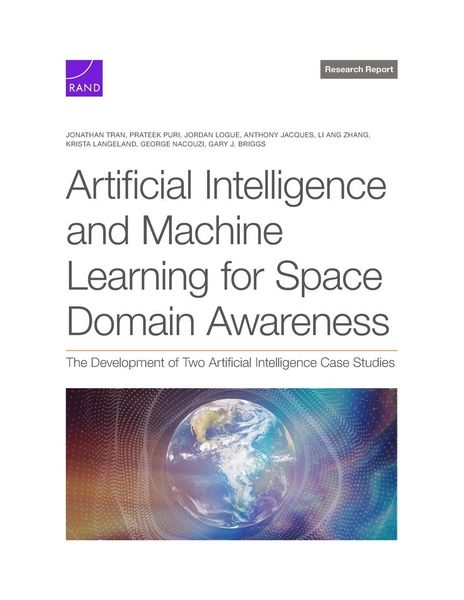 Produktbild: Artificial Intelligence and Machine Learning for Space Domain Awareness