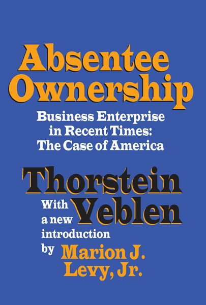 Produktbild: Absentee Ownership