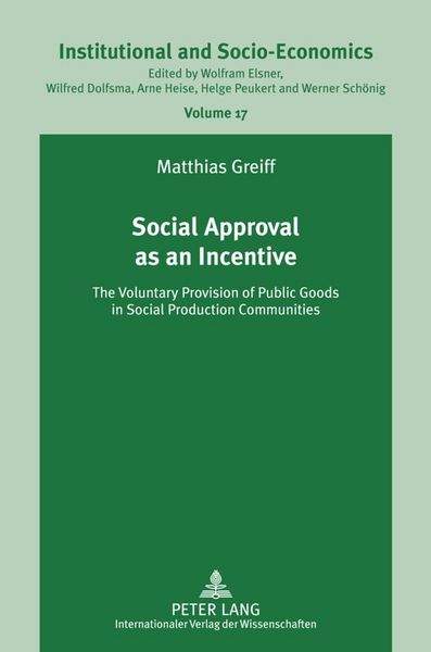 Produktbild: Social Approval as an Incentive