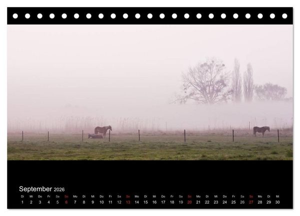 Produktbild: NEBEL (Tischkalender 2026 DIN A5 quer), CALVENDO Monatskalender