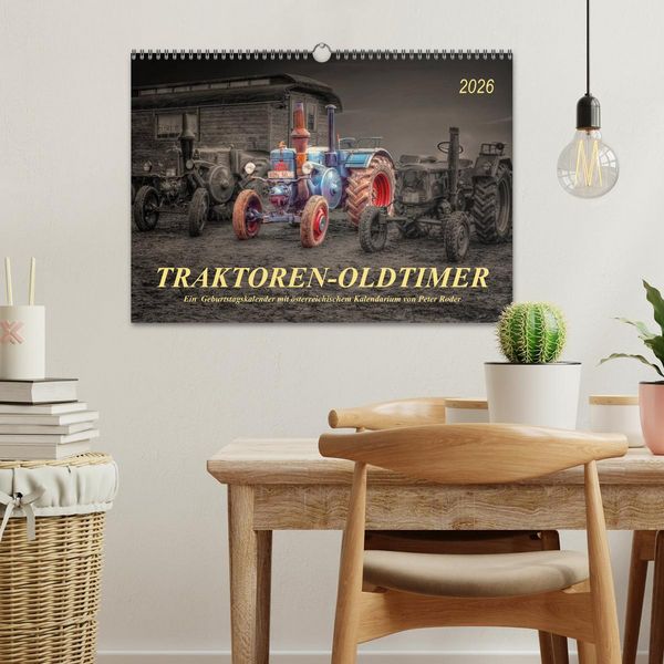 Produktbild: Traktoren - Oldtimer (Wandkalender 2026 DIN A3 quer), CALVENDO Monatskalender