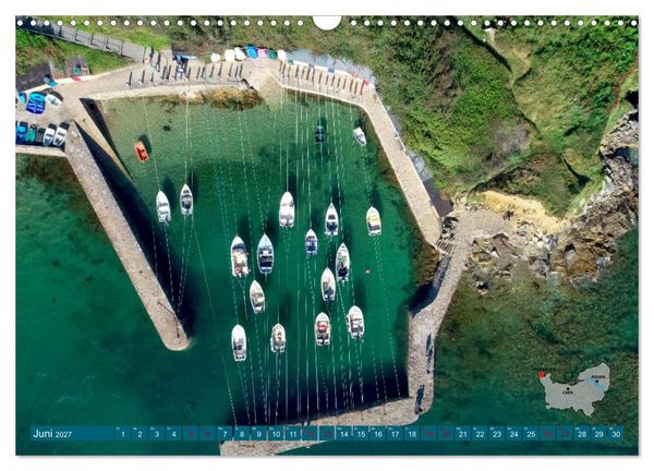 Produktbild: Die K&uuml;sten der Normandie vom Mont Saint-Michel bis &Eacute;tretat (Wandkalender 2027 DIN A3 quer), CALVENDO Monatskalender