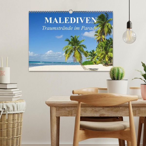 Produktbild: Malediven - Traumstr&auml;nde im Paradies (Wandkalender 2026 DIN A3 quer), CALVENDO Monatskalender