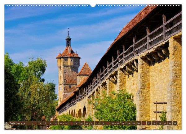 Produktbild: Rothenburg o. d. Tauber - Perle des Taubertales (hochwertiger Premium Wandkalender 2026 DIN A2 quer), Kunstdruck in Hochglanz