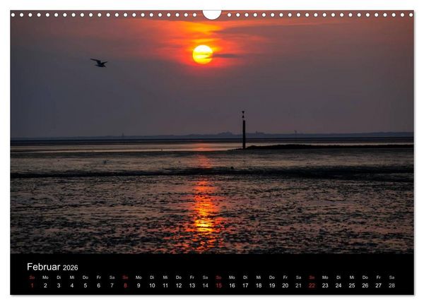 Produktbild: Wattenmeer (Wandkalender 2026 DIN A3 quer), CALVENDO Monatskalender