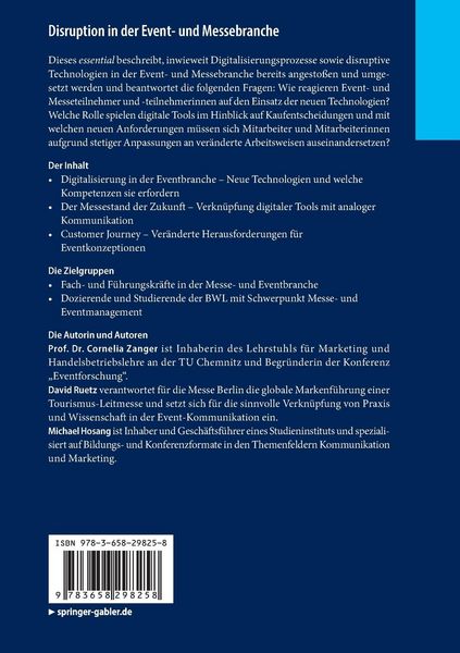 Produktbild: Disruption in der Event- und Messebranche