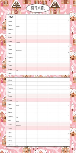 Produktbild: Familienplaner Deluxe 2026 - Broschürenkalender 30x30 cm (30x60 geöffnet) - Kalender mit Platz für Notizen - 5 Spalten - Bildkalender - Wandkalender