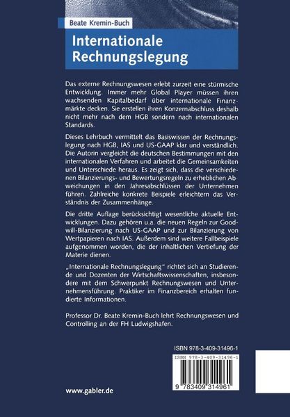 Produktbild: Internationale Rechnungslegung