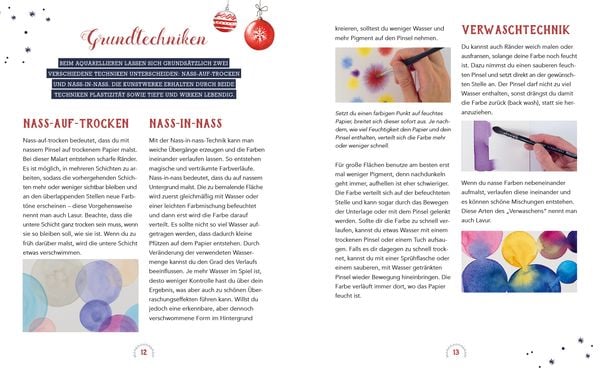 Produktbild: Mein Adventskalender-Buch: Winter-Watercolor-Land