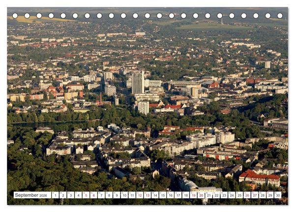 Produktbild: Chemnitz - Von Oben Nach Unten (Tischkalender 2026 DIN A5 quer), CALVENDO Monatskalender