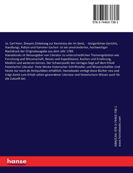 Produktbild: Jo. Carl Henr. Dreyers Einleitung zur Kenntniss der im Geist,