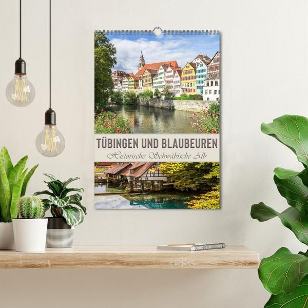 Produktbild: T&Uuml;BINGEN UND BLAUBEUREN Historische Schw&auml;bische Alb (Wandkalender 2026 DIN A3 hoch), CALVENDO Monatskalender