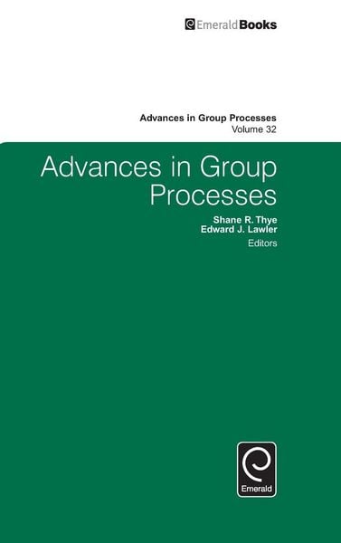 Produktbild: Advances in Group Processes
