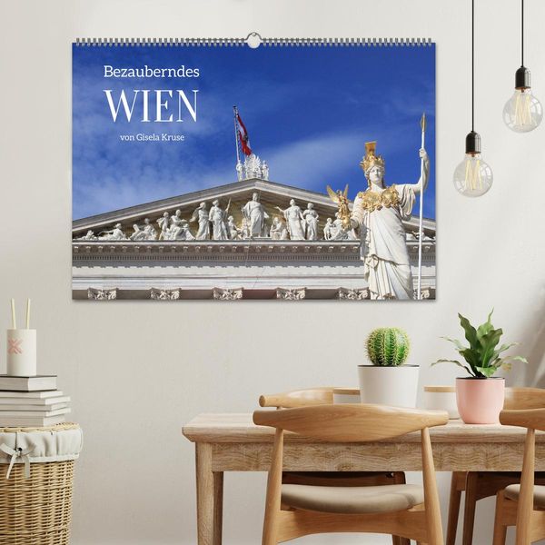 Produktbild: Bezauberndes Wien (Wandkalender 2026 DIN A2 quer), CALVENDO Monatskalender