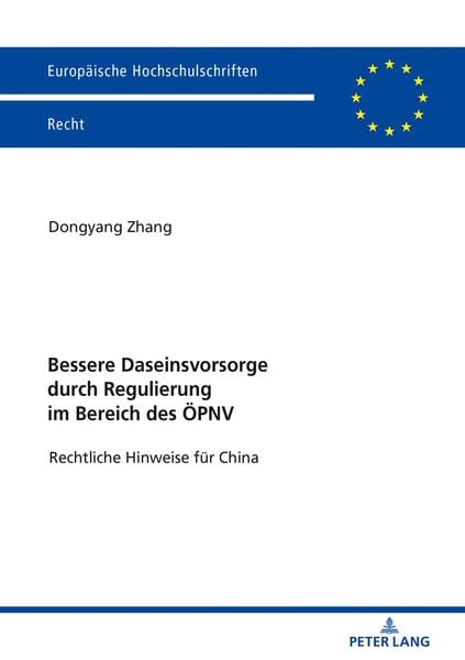 Produktbild: Bessere Daseinsvorsorge durch Regulierung im Bereich des &Ouml;PNV