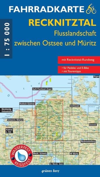 Produktbild: Fahrradkarte Recknitztal